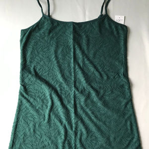 Women's Green Lace Front Camisole